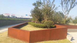 桥西耐候钢挡土墙